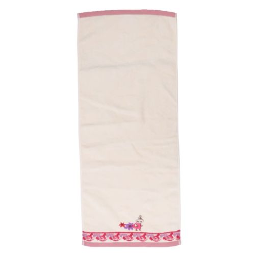 フェイスタオル ムーミン オーガニックコットン ブロッサムレース リトルミイ 北欧 丸眞 大人かわいい ..