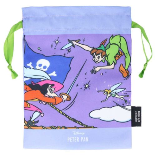 きんちゃく袋 ピーターパン 巾着 レトロアートコレクション1990 ディズニー サンスター文具 きんちゃく..