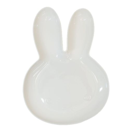 中皿 ミッフィー ダイカットプレートL ホワイト ディックブルーナ 金正陶器 ギフト プレゼント 絵本 マシュマロポップ