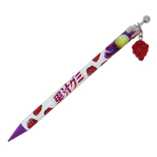 シャーペン 果汁グミ マスコット付シャープペンシル お菓子パッケージ funbox meiji おやつマーケット おもしろ文具 メール便可 マシュマロポップ