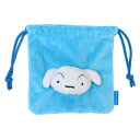 きんちゃく袋 クレヨンしんちゃん フェイスマスコット巾着 シロ エスケイジャパン 小物入れ きんちゃくポーチ アニメ マシュマロポップ