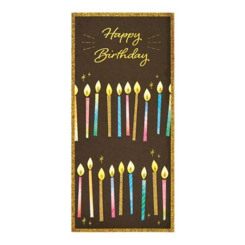 グリーティングカード バースデーBD145-3 二つ折りカード ろうそくいっぱい サンリオ メッセージカード 誕生日祝い メール便可 マシュマロポップ