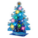 グリーティングカード CHRISTMAS メロディ JXPM20-3 クリスマスカード 立体 透明青ツリー サンリオ プレゼント ポップアップ メール便可 マシュマロポップ