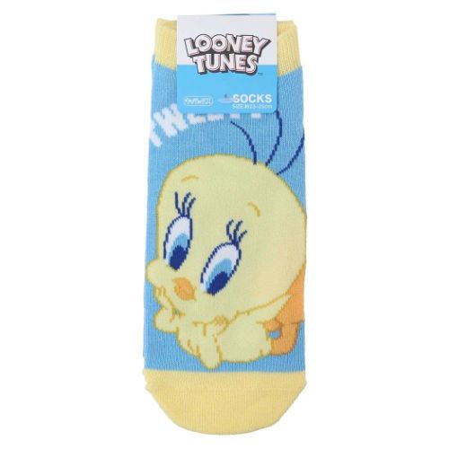 靴下レディース ルーニーテューンズ キャラックス ほおづえ LOONEY TUNES スモールプラネット プレゼント メール便可 マシュマロポップ