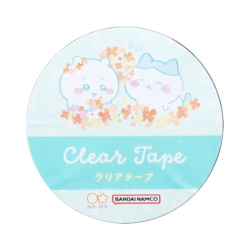 デコテープ ちいかわ クリアテープ ミント サンスター文具 デコレーション メール便可 マシュマロポップのサムネイル