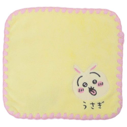 ハンドタオル ちいかわ ミニタオル シンプルうさぎ 丸眞 プレゼント 汗拭きタオル メール便可 マシュマロポップ