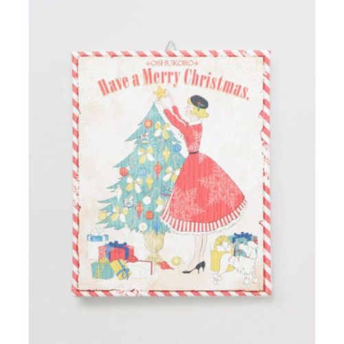 インテリアパネル クリスマスアートボード RETRO GIRL 北欧 アミナコレクション ヨーロッパ雑貨 インテ..