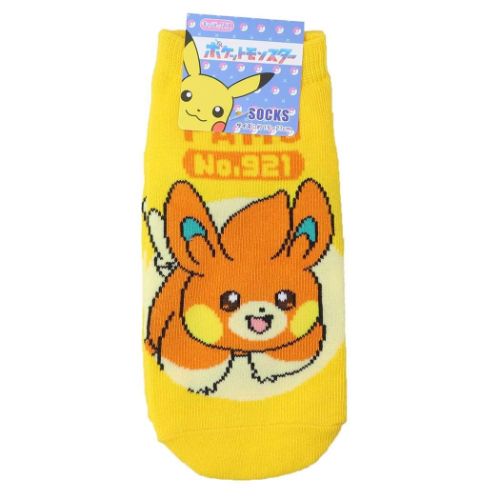 小学生用靴下 ポケットモンスター ジュニアソックス パモ ロゴ ポケモン スモールプラネット キャラックス 子ども メール便可 マシュマロポップ