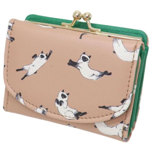 ミニウォレット yukino がま口三つ折り財布 NEZOU ねこ ディバージョン ミニ財布 コンパクト おしゃれ プレゼント マシュマロポップ ミニウォレット yukino がま口三つ折り財布 NEZOU ねこ ディバージョン ミニ財布 コンパクト おしゃれ プレゼント マシュマロポップ