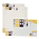 手紙セット レターセット 文学を歩く 舞姫 森鴎外 木野瀬印刷 便箋&封筒 かわいい メール便可 マシュマロポップ
