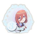 缶バッジ 五等分の花嫁 アクリルバッジ 中野 三玖 B バンダイ コレクション雑貨 アニメメール便可 マシュマロポップ