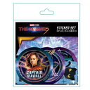 ステッカーマーベルズ ステッカーセット 5枚入り The Marvels MARVEL インロック コレクション雑貨 メール便可