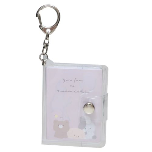 キーリング キーホルダーメモ ゆるふわなまいにち クーリア キーホルダー型メモ かわいい メール便可 マシュマロポップ