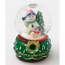 インテリア雑貨 リーススノードーム PRESENT SNOWMAN アミナコレクション おしゃれ クリスマス 置物 マシュマロポップ