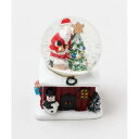 インテリア雑貨 ウッディハウススノードーム RD PRESENT SANTA アミナコレクション おしゃれ クリスマス 置物 マシュマロポップ