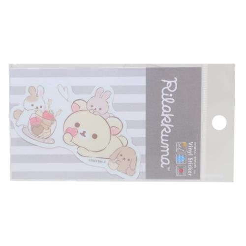 ステッカーリラックマ ダイカットステッカー コリラックマ おかし サンエックス ゼネラルステッカー 耐水耐光 デコステッカー メール便可 マシュマロポップ