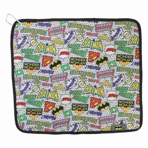 ハンドタオル DCコミック レインタオルS ジャスティスリーグ 丸眞 ゴルフ雑貨 メール便可 マシュマロポ..