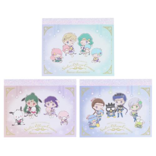 美少女戦士セーラームーン メモ帳 メモミニ3冊セット SMCOxSC B サンリオ サンスター文具 かわいい コラボ アニメキャラクター グッズ メール便可 シネマコレクション