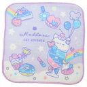 楽天ガールズ雑貨通販マシュマロポップミニタオル ちびタオル MELLOW CAT SWEETS 新入学 カミオジャパン 新学期準備雑貨 女の子 メール便可 マシュマロポップ