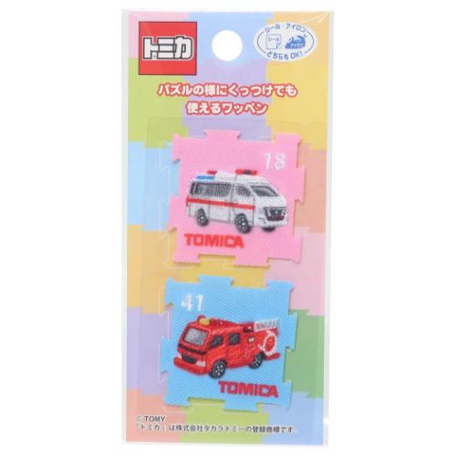 ワッペン トミカ アイロンパッチシール TOMICA パイオニア 手芸用品 メール便可 マシュマロポップ