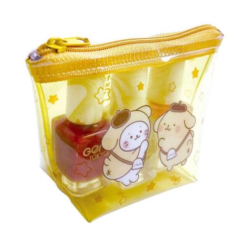クリアポーチ サンリオキャラクターズ プチポーチ シロタン ポムポムプリン サンリオ エムプラン かわいい マシュマロポップ