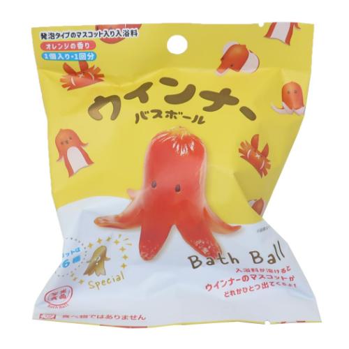 入浴剤 ウインナーバスボール タコさん ノルコーポレーション 子供とお風呂 おもしろ雑貨 マシュマロポップ