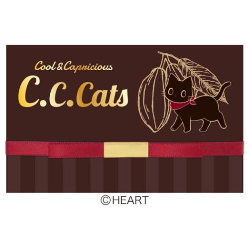 お菓子 チョコレート C.C.キャッツ ミニギフト バレンタイン ハート 義理チョコ 友チョコ 自分チョコ マシュマロポップ【軽減税率】