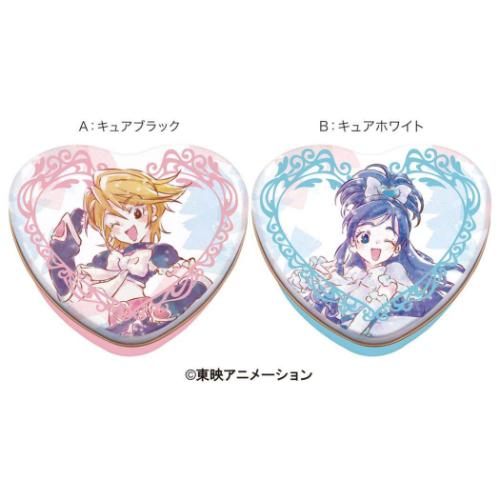 お菓子 チョコレート ふたりはプリキュア ハートショコラ缶 バレンタイン ハート 義理チョコ 友チョコ 自分チョコ アニメ マシュマロポップ【軽減税率】のサムネイル