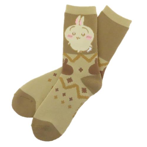 もこもこソックス ちいかわ ぽっかぽかルームソックス うさぎ スモールプラネット 冷え対策 プレゼント かわいい マシュマロポップのサムネイル