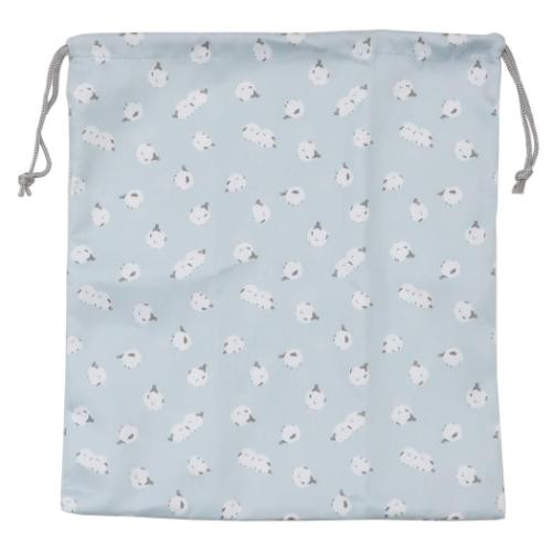 きんちゃく袋 きんちゃくポーチ 巾着L シマエナガ 新入学 アニマル ミントイン 体操服入れ 新学期準備 ..