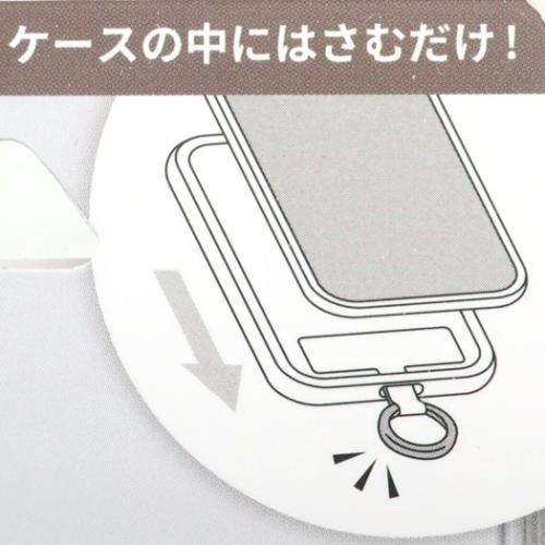 スマホリング ちいかわ マルチリングプラス くりまんじゅう グルマンディーズ スマホアクセ メール便可 マシュマロポップ