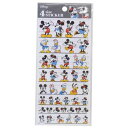シールシート ミッキー&フレンズ 4SIZE STICKER ディズニー カミオジャパン デコレーション 手帳デコ メール便可 マシュマロポップ