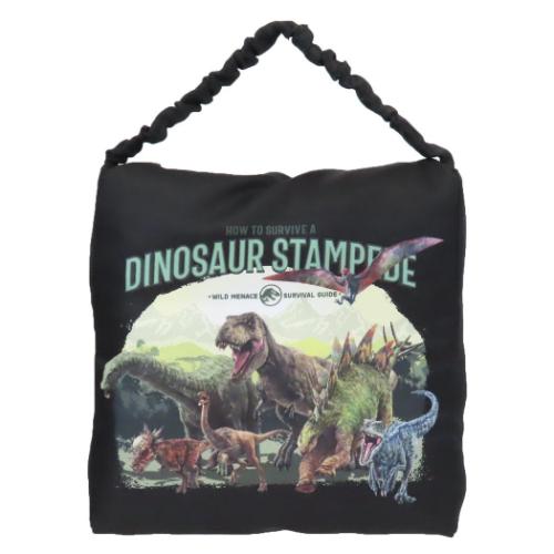 学校座布団 ジュラシックワールド スクールクッション 新入学 恐竜 高波クリエイト 入学子供用クッション 映画 マシュマロポップ