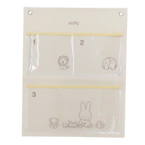 収納用品 ミッフィー クリアウォールポケット おもちゃ ディックブルーナ ティーズファクトリー 壁面収納 絵本 マシュマロポップのサムネイル