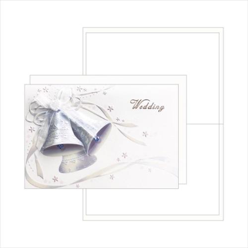 グリーティングカード 結婚カード ベル クローズピン お祝い 封筒付き メール便可 マシュマロポップ