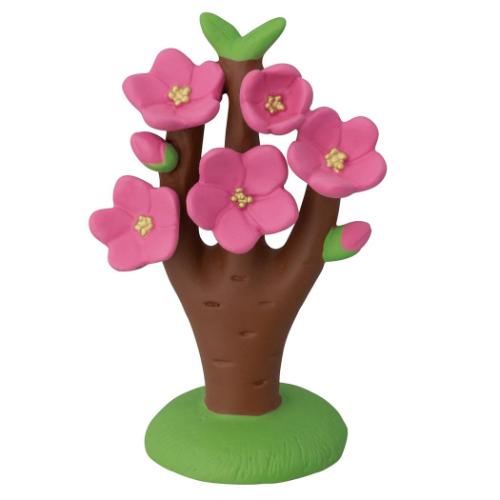 マスコット ぽかぽかひなたのおひなさま はなももの木 concombre 菜の花 デコレ ミニチュア オブジェ ディスプレイ 置物 マシュマロポップのサムネイル