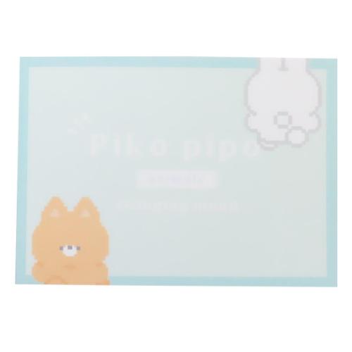 メモ帳 PIKO PIPO ミニミニメモ アニマルズ 新入学 カミオジャパン 新学期準備文具 かわいい メール便可 マシュマロポップ