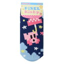 女性用靴下 星のカービィ ソックス レディース 星のカービィ 大図まことクラウド ジェイズプランニング かわいい メール便可 マシュマロポップ(4)
