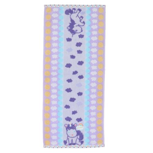 フェイスタオル モコハート MocoHeart ロングタオル ユニコ 日繊 お風呂タオル かわいい メール便可 マ..