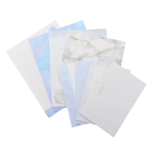 レターセット ボリューミーレター テクスチャウォール クーリア 手紙セット 便箋&封筒 かわいい メール便可 マシュマロポップ