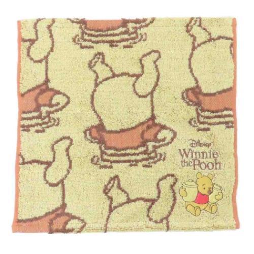 ハンドタオル くまのプーさん ミニタオル はちみつまみれ ディズニー 丸眞 かわいい 生活雑貨 メール便可 マシュマロポップ