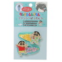 ヘアアクセ クレヨンしんちゃん ファンシーぱっちん3 2個セット ユニック 前髪クリップ アニメメール便可 マシュマロポップ