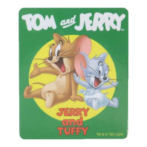 ダイカットシール トムとジェリー キャラクターステッカー ジェリーとタフィー GR ワーナーブラザース スモールプラネット ダイカットビニールステッカー デコシール 耐水性 メール便可 マシュマロポップ