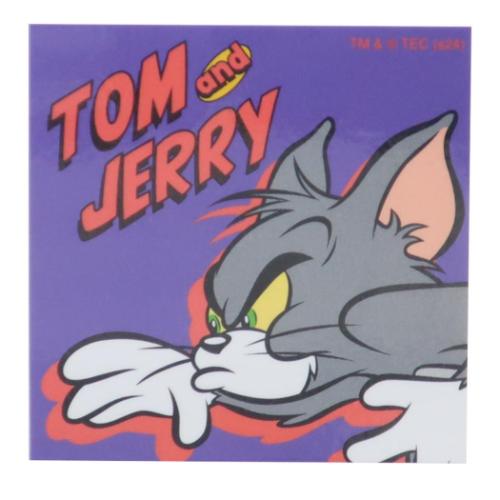 ダイカットシール トムとジェリー キャラクターステッカー トム パープル ワーナーブラザース スモール..