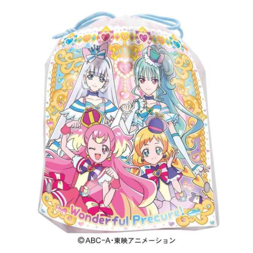 こどもの日 お菓子 プリキュア お菓子巾着 わんだるふるぷりきゅあ ハート 端午の節句 プレゼント キッズ 子ども 女の子 アニメ マシュマロポップのサムネイル