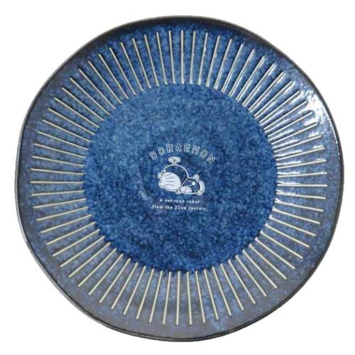 中皿 ドラえもん プレート インディゴ 藤子F不二雄 金正陶器 プレゼント ギフト アニメ マシュマロポップ