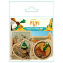 ステッカーフライ FLY クラフトステッカーセット イルミネーション インロック プレゼント ラッピング 映画メール便可 マシュマロポップ