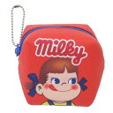 ミニポーチ 不二家のペコちゃん お菓子キューブラブリーポーチ ミルキー ジェイズプランニング 小物入れ マシュマロポップ
