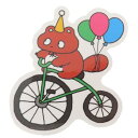 ステッカー ヒダカナオト CREATORS CIRCUS クリエイターズサーカス サーカス子だぬき 自転車 フロンティア 耐水 耐光 デコシール スマホステッカー メール便可 マシュマロポップ