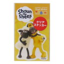 ダイカットシール ひつじのショーン 透明ミニステッカー ショーン&ビッツァー ゼネラルステッカー 耐水耐光 デコステッカー メール便可 マシュマロポップ